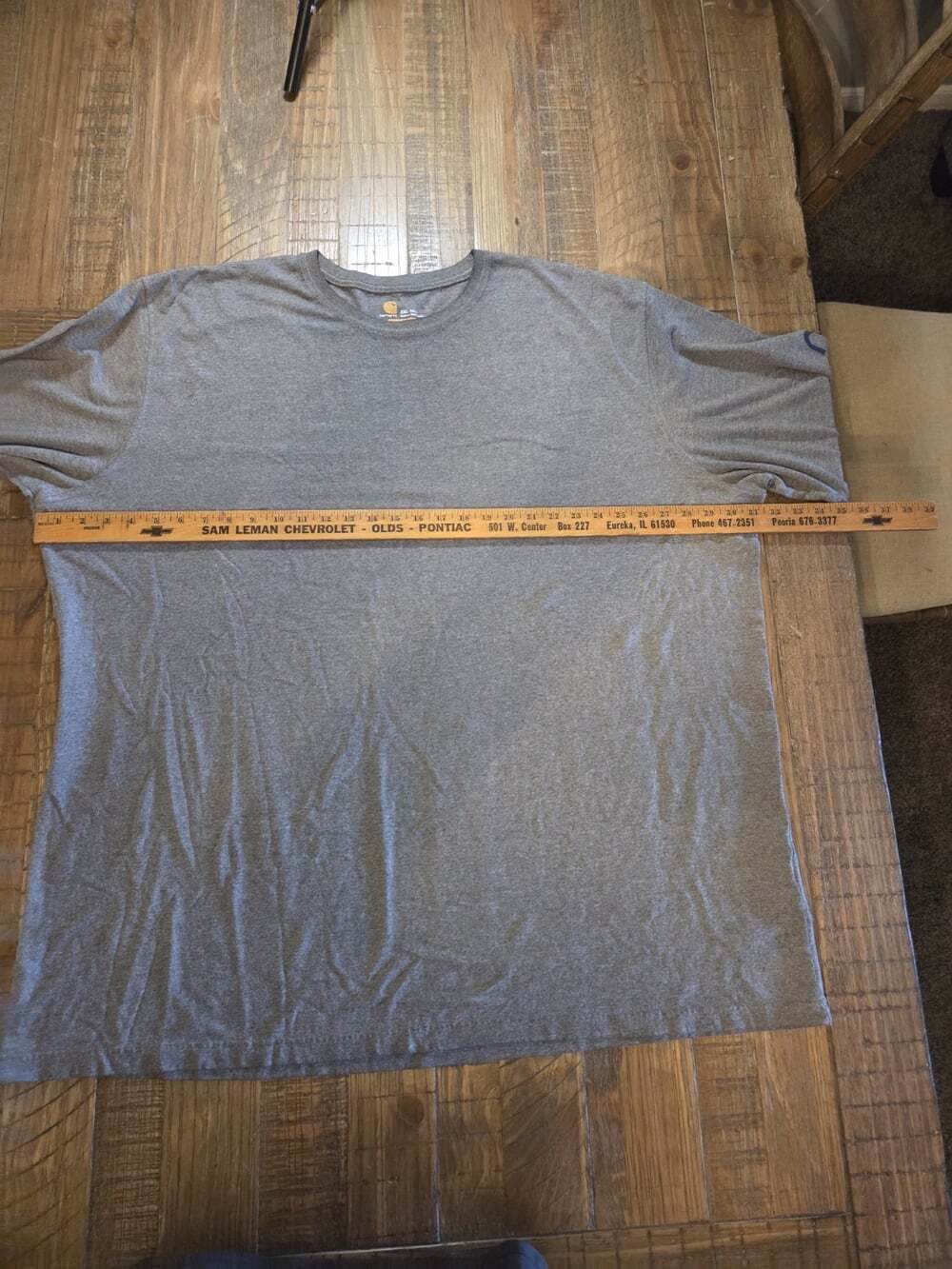 Carhartt Longsleeve Tshirt With Sleeves Logo Size 3XLT (Flaw) - Picture 5 of 9